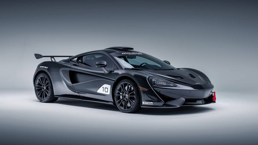 2560x1440 Car Black Mclaren 570s Wallpaper