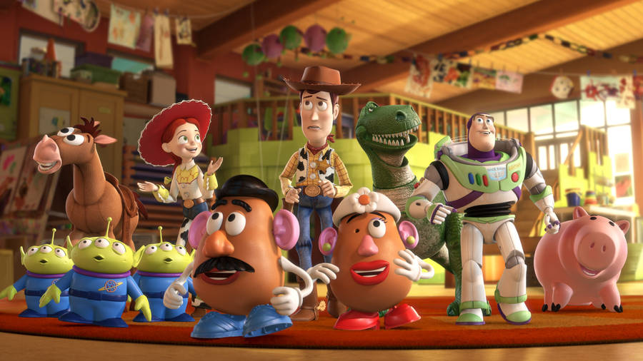 2560x1440 Disney Toy Story Sunnyside Daycare Wallpaper