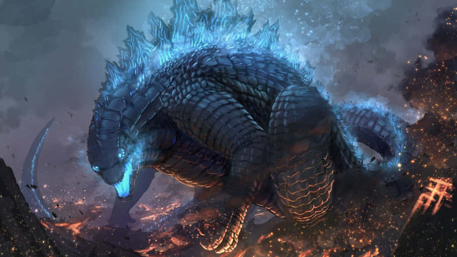 2560x1440 Godzilla Monster Wallpaper