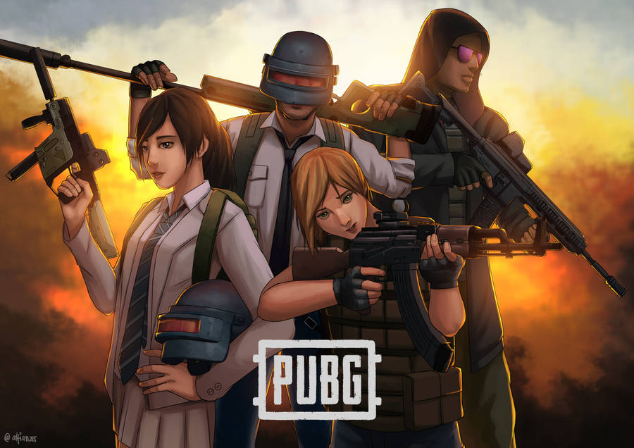 2560x1440 Pubg Anime Wallpaper