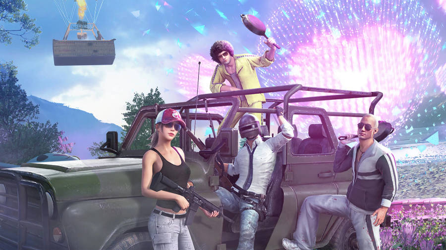 2560x1440 Pubg Celebrating In Uaz Wallpaper