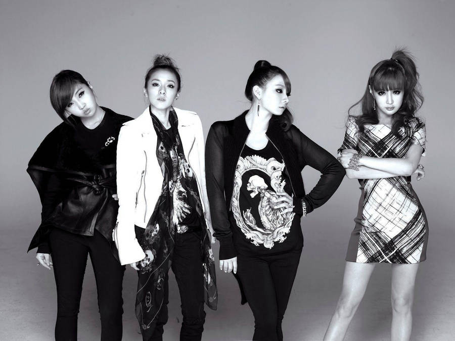 2ne1 Bw Korean Aesthetic Wallpaper