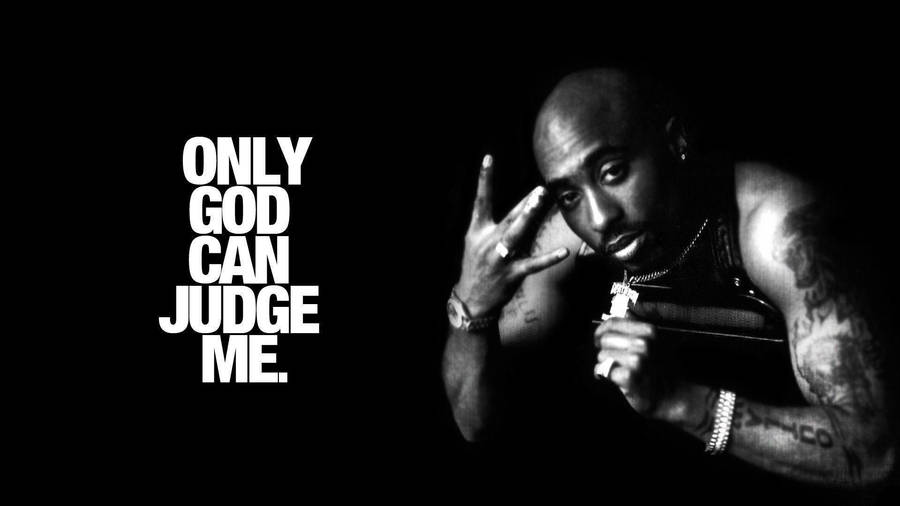 2pac W Sign Only God Wallpaper
