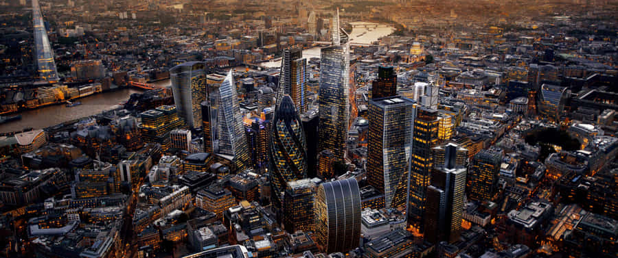 3440x1440 Uhd Modern City Wallpaper