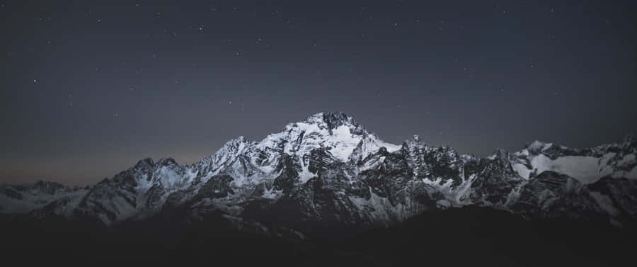 3440x1440 Winter Mountainous Ranges Wallpaper