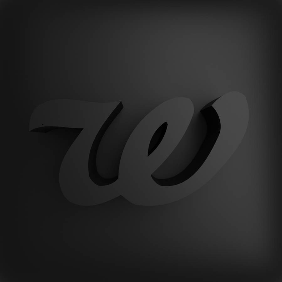 3d Black Walgreens Logo Wallpaper