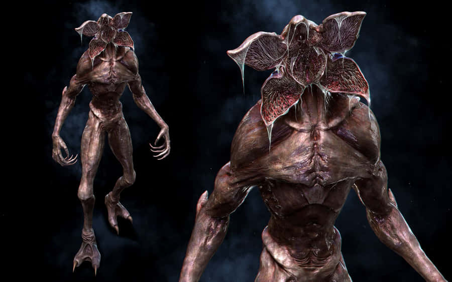 3d Demogorgon Figures Stranger Things Wallpaper