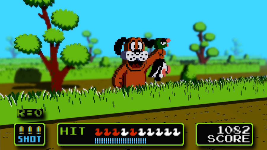 3d Duck Hunt Video Game Wallpaper