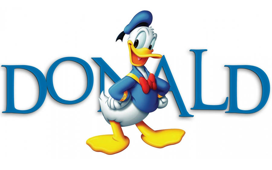 3d Illustration Of Donald Duck Wallpaper