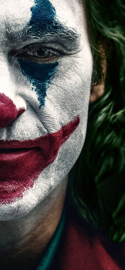 3d Joker Iphone Joaquin Phoenix Half Shot Wallpaper