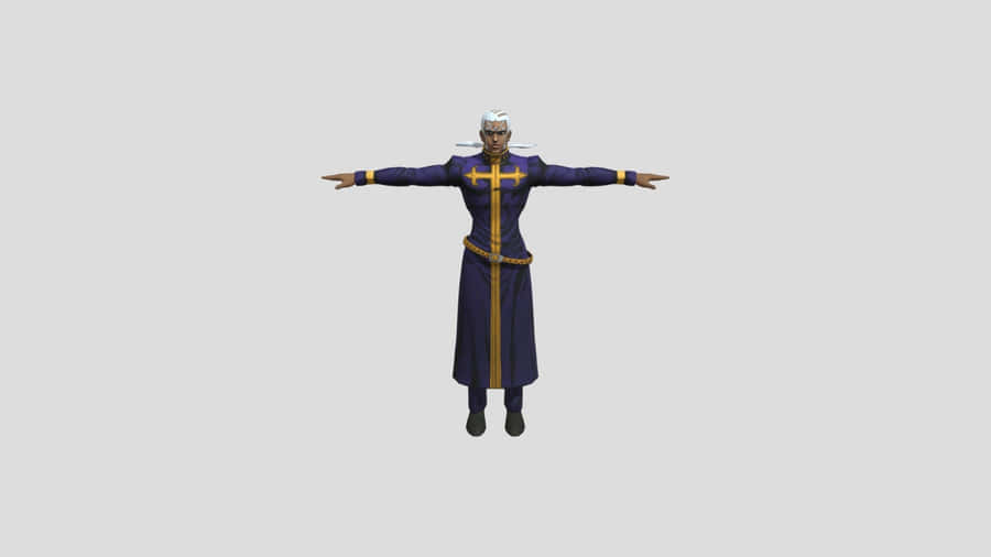 3d Model Enrico Pucci Wallpaper