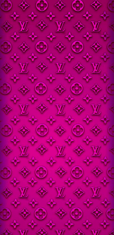 3d Radiant Pink Louis Vuitton Phone Wallpaper