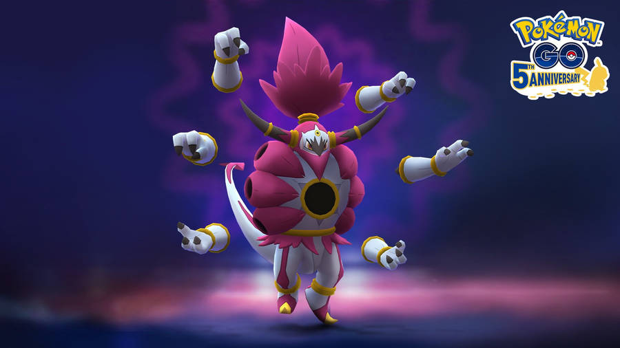 3d Unbound Hoopa In Pokemon Go Wallpaper