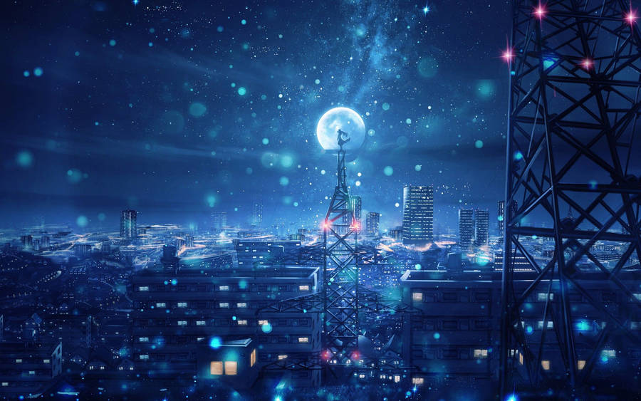 4d Ultra Hd Urban Sky Wallpaper