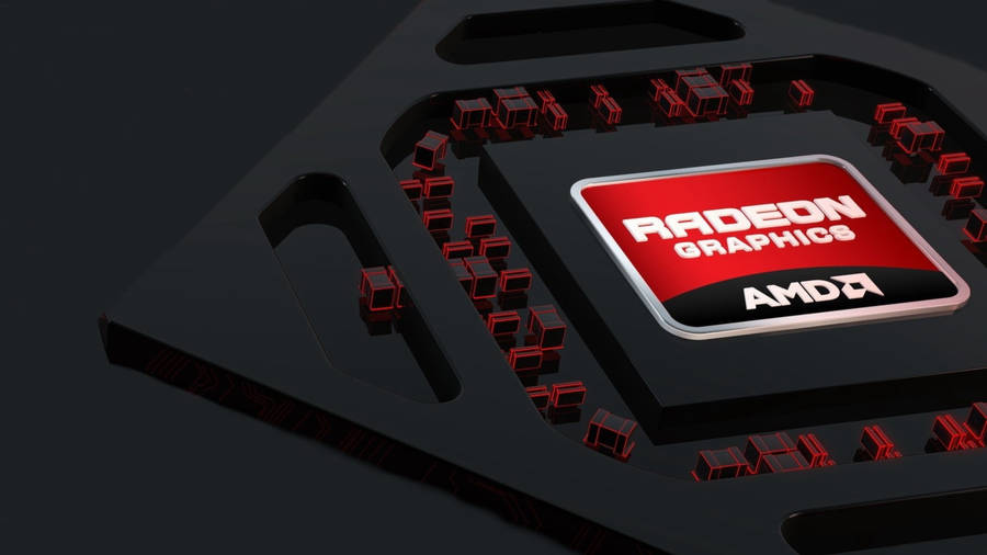 4k 3d Amd Radeon Wallpaper