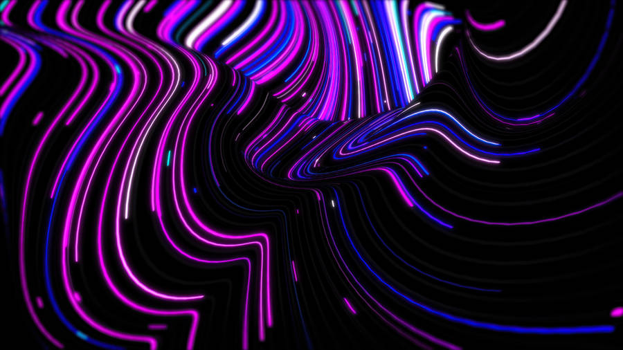 4k Abstract Neon Lights Wallpaper