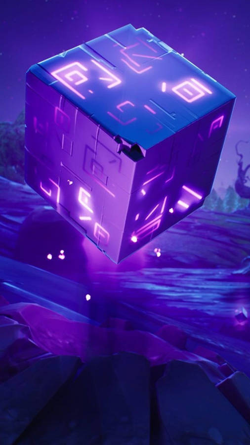 4k Android Fortnite Purple Shadow Stone Wallpaper