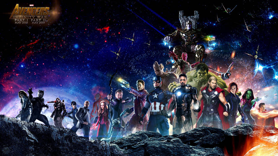 4k Avengers Infinity War Whole Cast Wallpaper