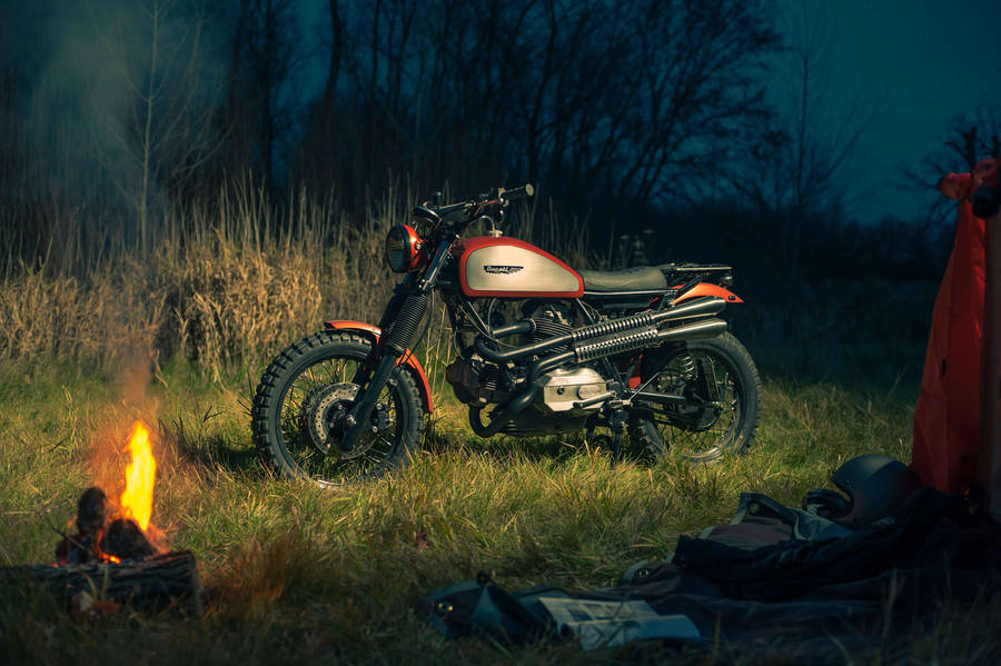 4k Bike Ducati Scrambler Wallpaper