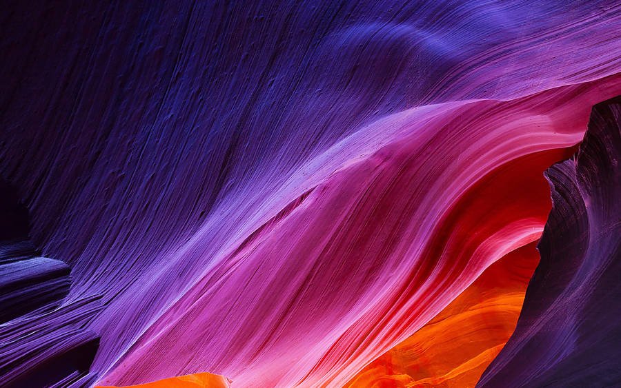 4k Computer Colourful Curved Stone Wall Wallpaper