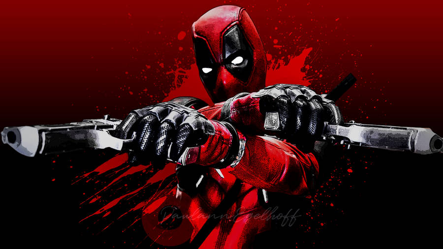 4k Deadpool Cool Fanart Wallpaper