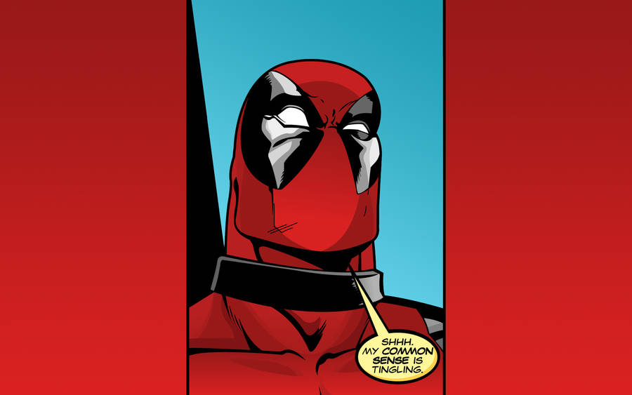 4k Deadpool Panel Strip Wallpaper