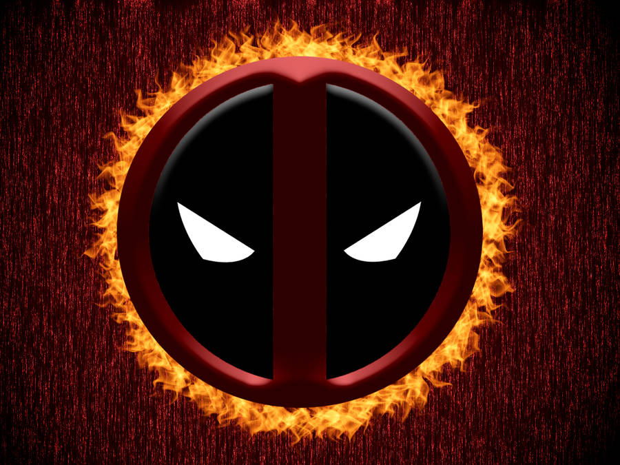 4k Deadpool Symbol Wallpaper