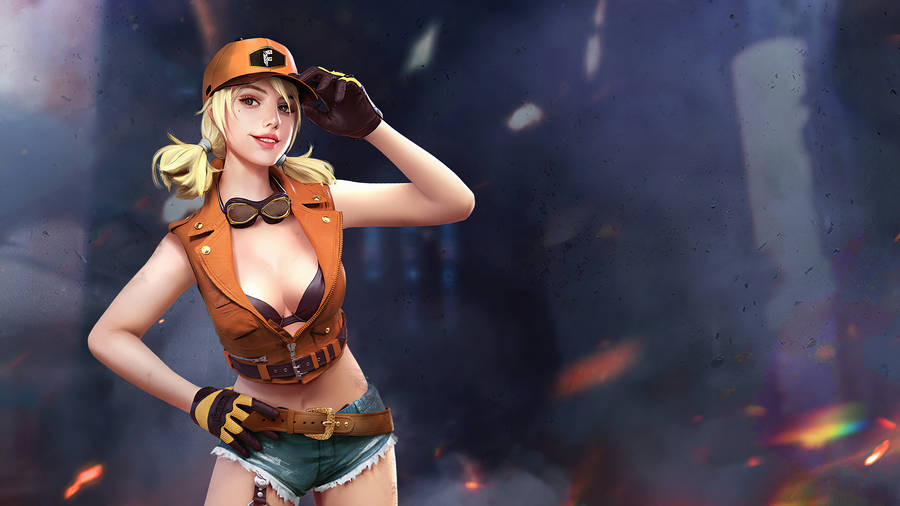 4k Free Fire Garena Character Misha Wallpaper