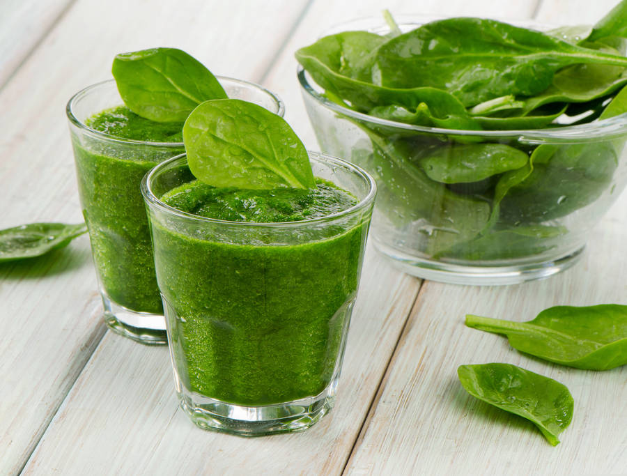 4k Green Healthy Smoothie Wallpaper