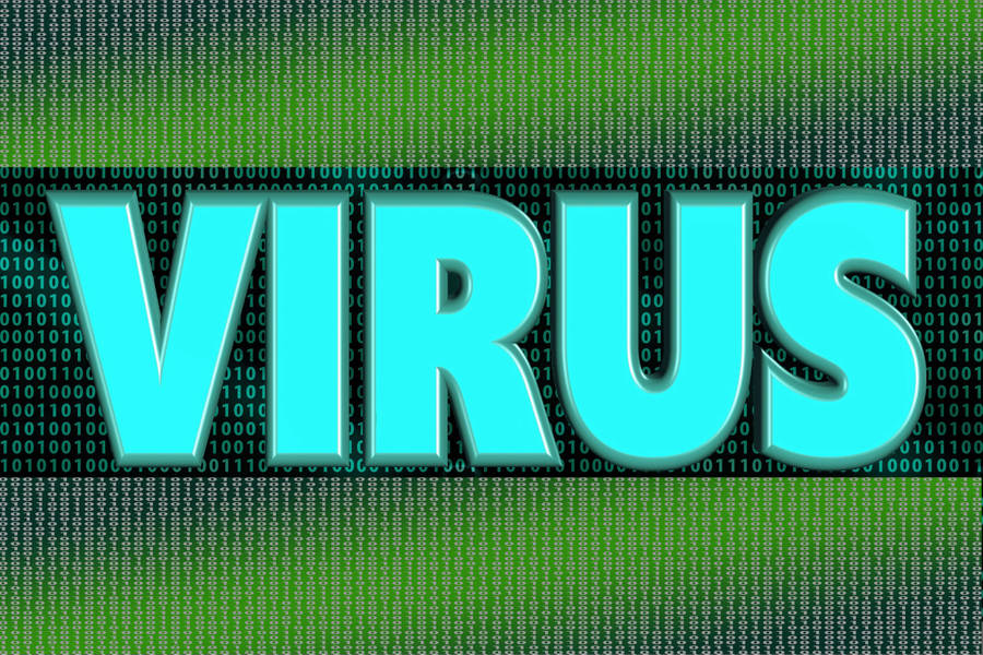 4k Green Virus Binary Codes Wallpaper