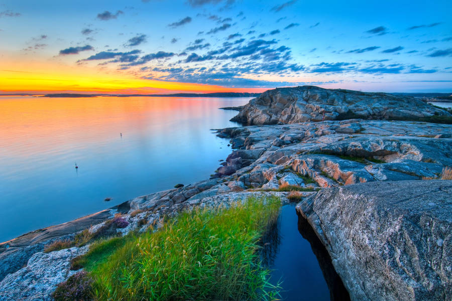 4k Landscape Gothenburg Sweden Sunset Wallpaper