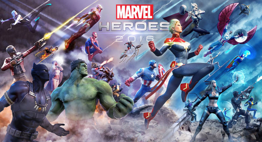 4k Marvel Heroes 2016 Wallpaper