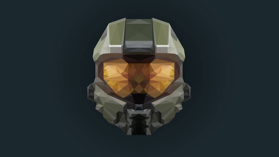 4k Master Chief Helmet Art Wallpaper