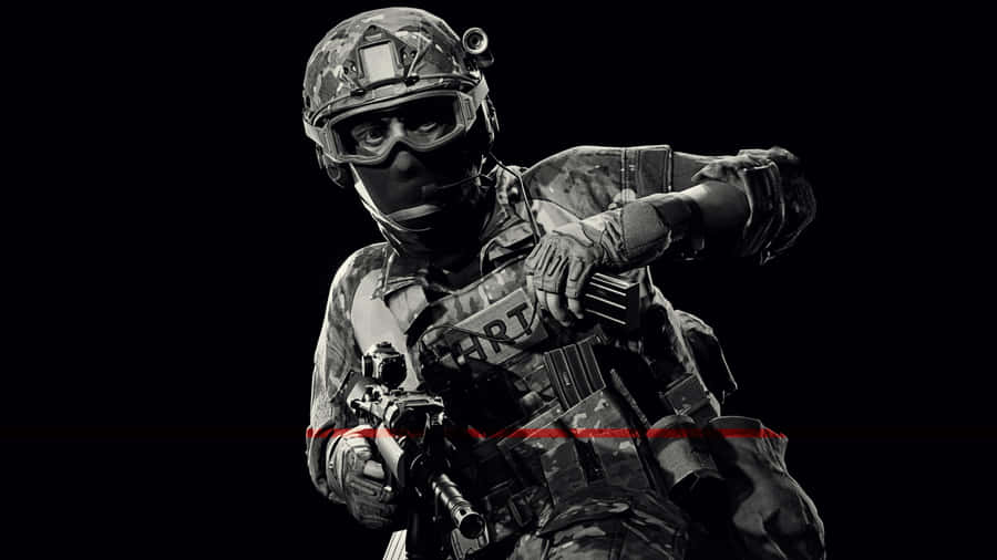 4k Military Team In Tactical Operation Wallpaper