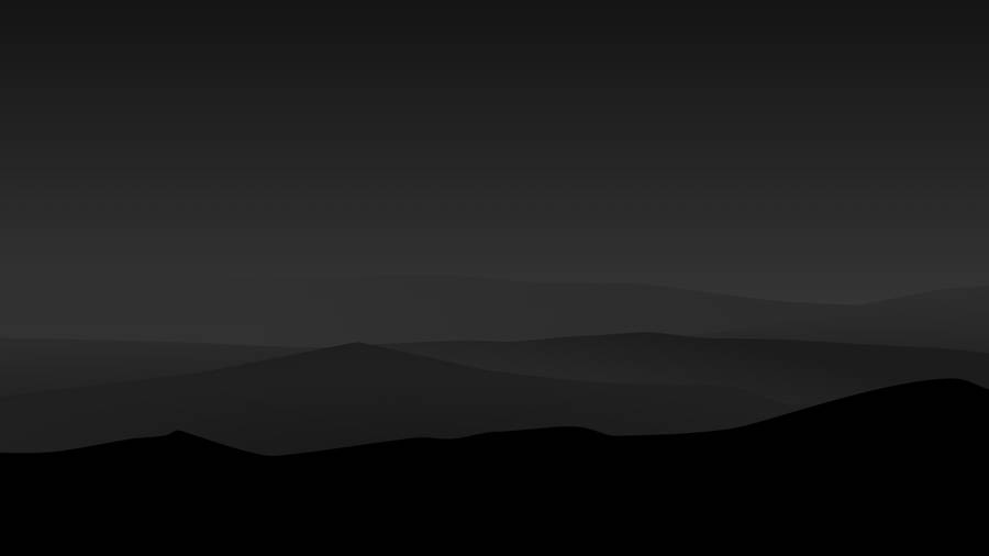 4k Minimalist Dark Aesthetic Mountains Wallpaper