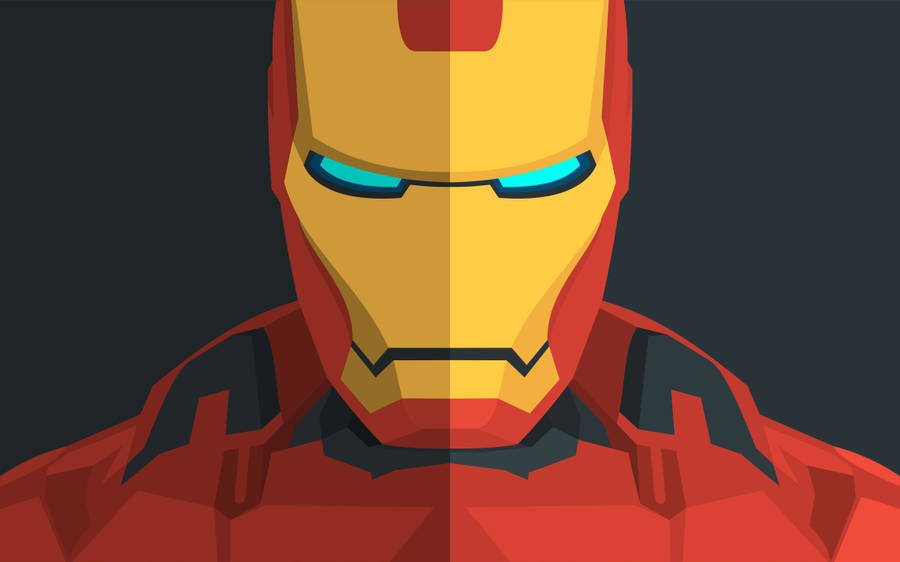 4k Minimalist Iron Man Wallpaper