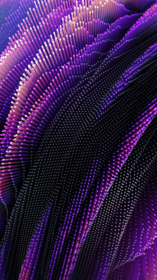 4k Neon Iphone Abstract Poles Wallpaper