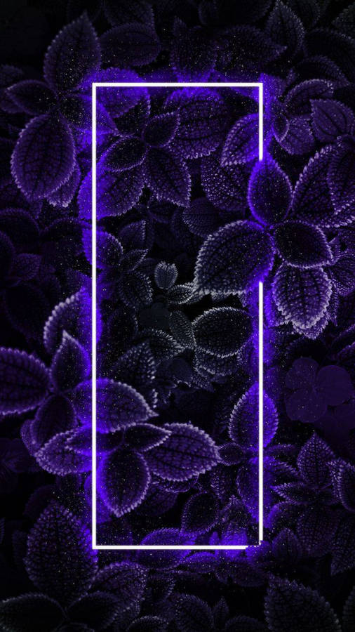 4k Neon Iphone Foliage Wallpaper