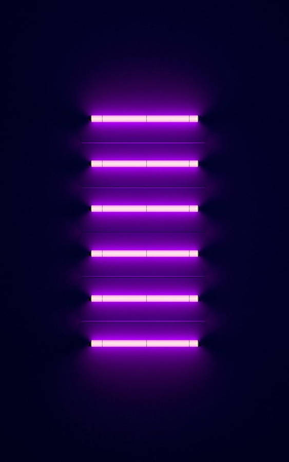 4k Neon Iphone Purple Light Bars Wallpaper