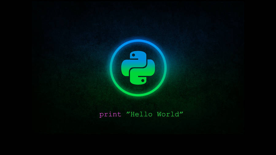 4k Programming Print Hello World Wallpaper