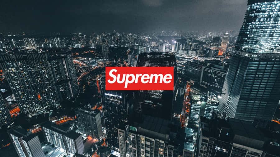 4k Supreme City At Night Wallpaper