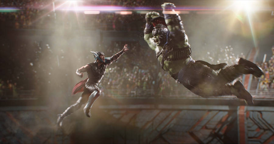 4k Thor Vs Hulk Wallpaper