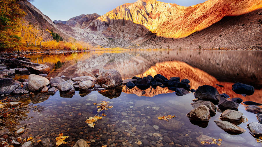 4k Ultra Hd 2160p Golden Convict Lake Wallpaper