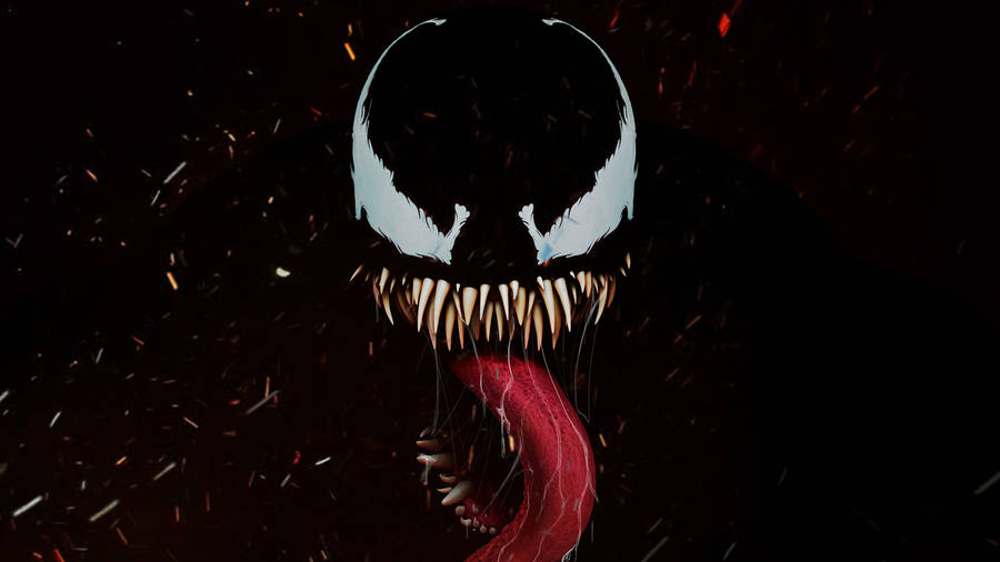 4k Ultra Hd Venom Tongue Out Wallpaper