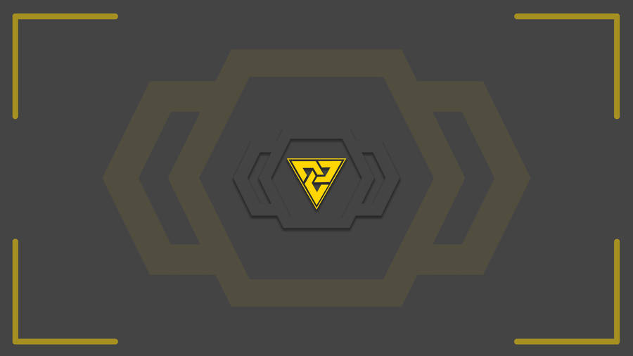 4k Vector Yellow And Gray Wallpaper