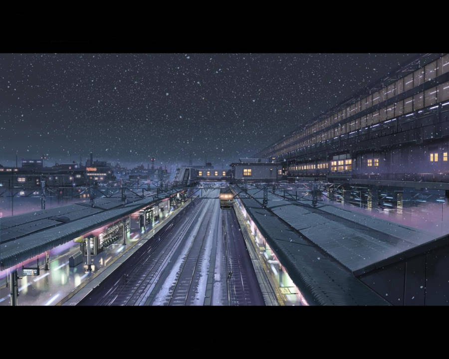 5 Centimeters Per Second Chilly Night Wallpaper