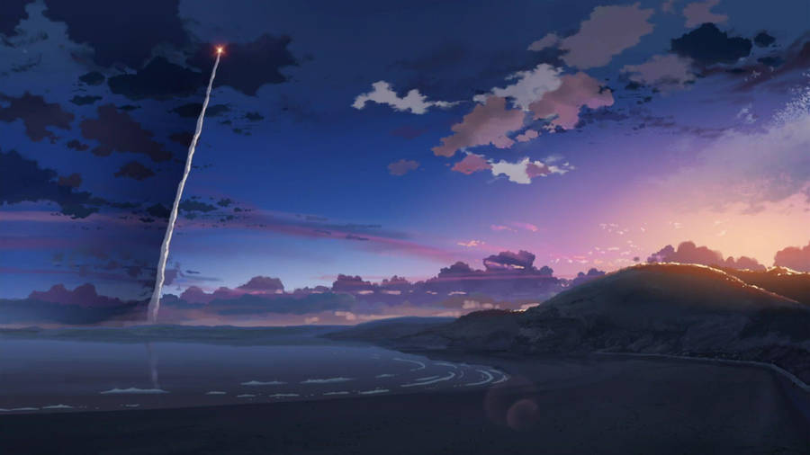 5 Centimeters Per Second Rocket Wallpaper