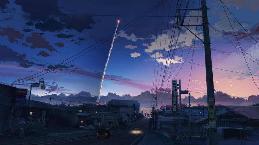 5cm Per Second Makoto Shinkai Aesthetic Anime Wallpaper