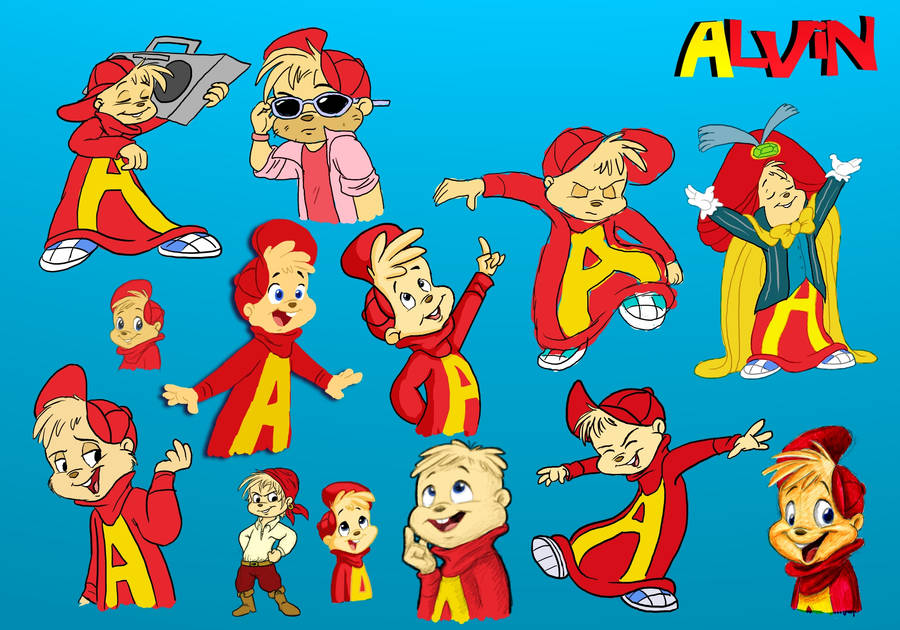 60s Alvin And The Chipmunks Art Wallpaper