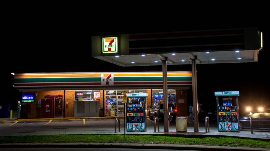 7 Eleven's Gasoline Station Wallpaper